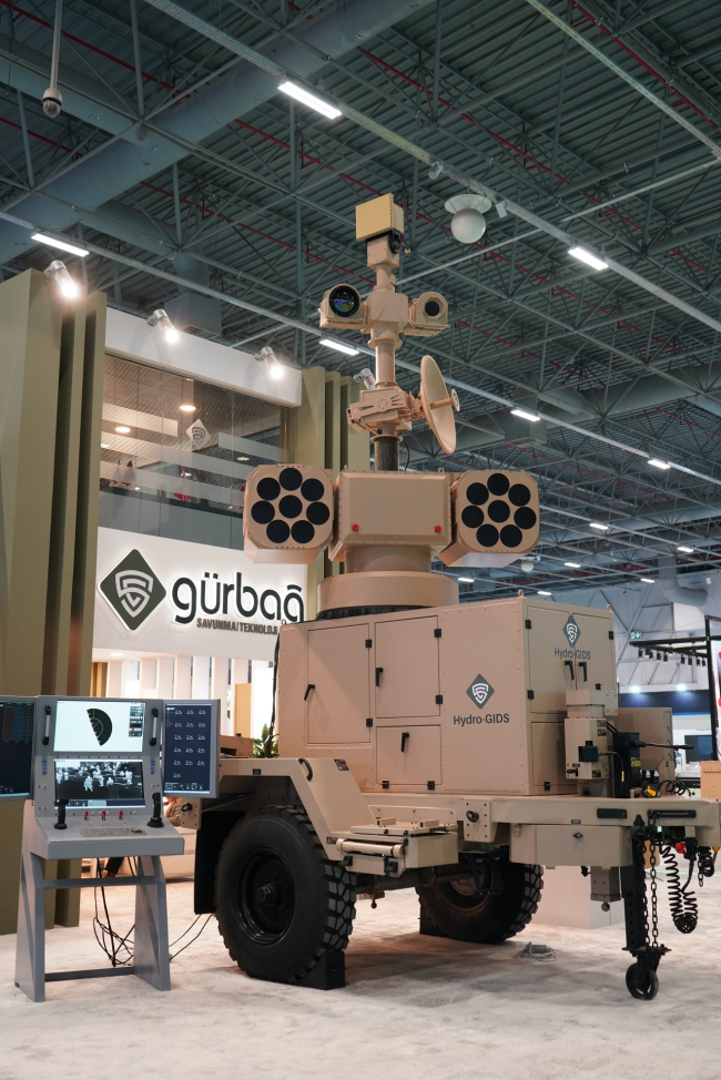 GIDS; radar, elektro-optik, hidrojen itkili lançer ve haberleşme sistemlerinden oluşuyor.